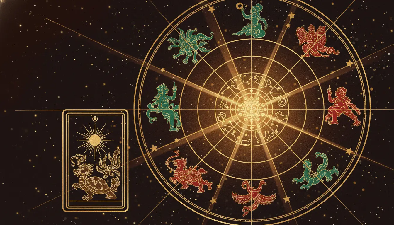 Bộ bài Tarot Rider-Waite-Smith trên nền thiên thể